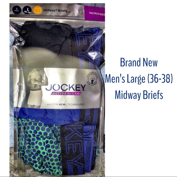 Jockey Other - NWT 3 pairs Men’s Jockey Midway Briefs L (36-38)